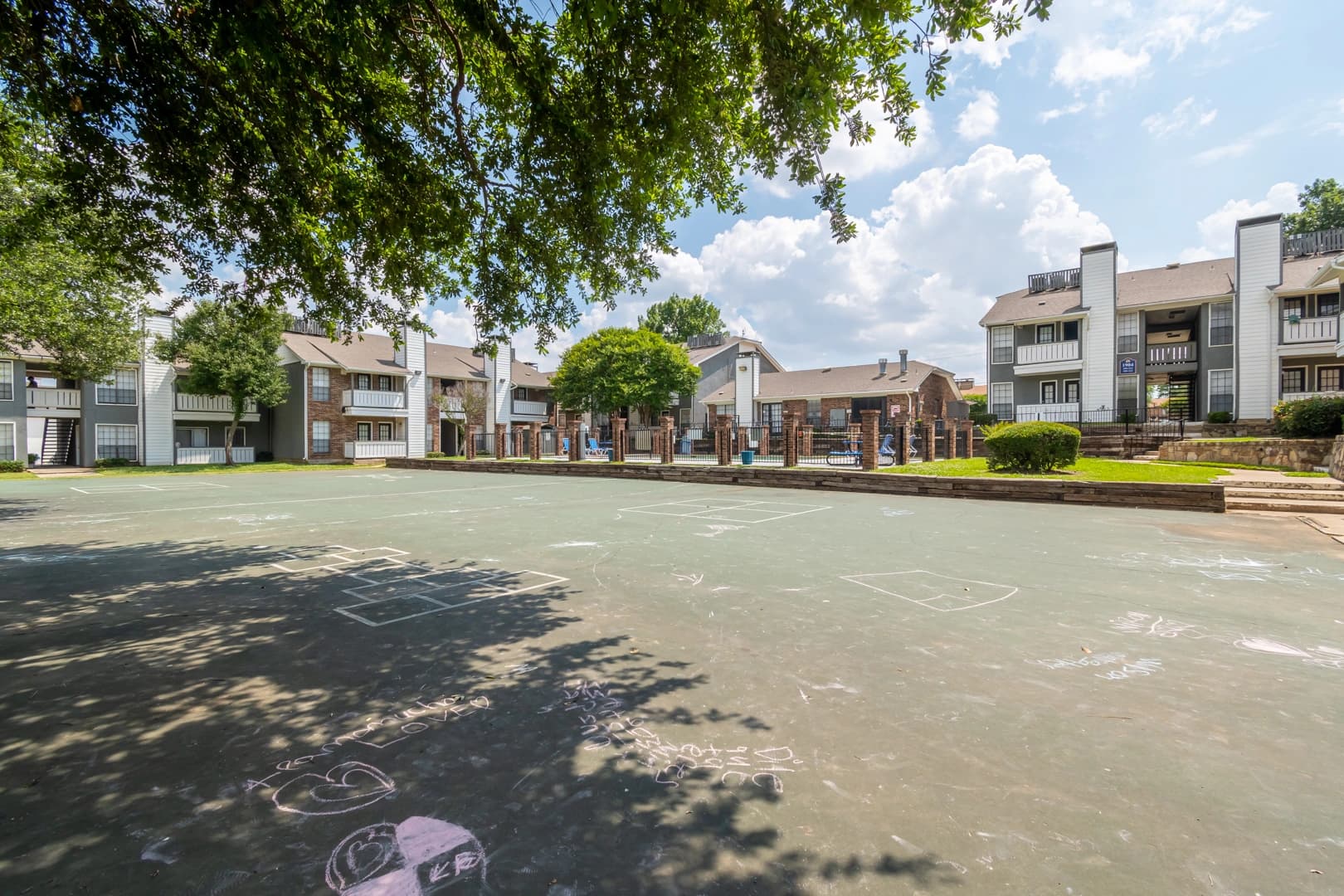 Volleyball court and sports recreation area at Crossings at Irving