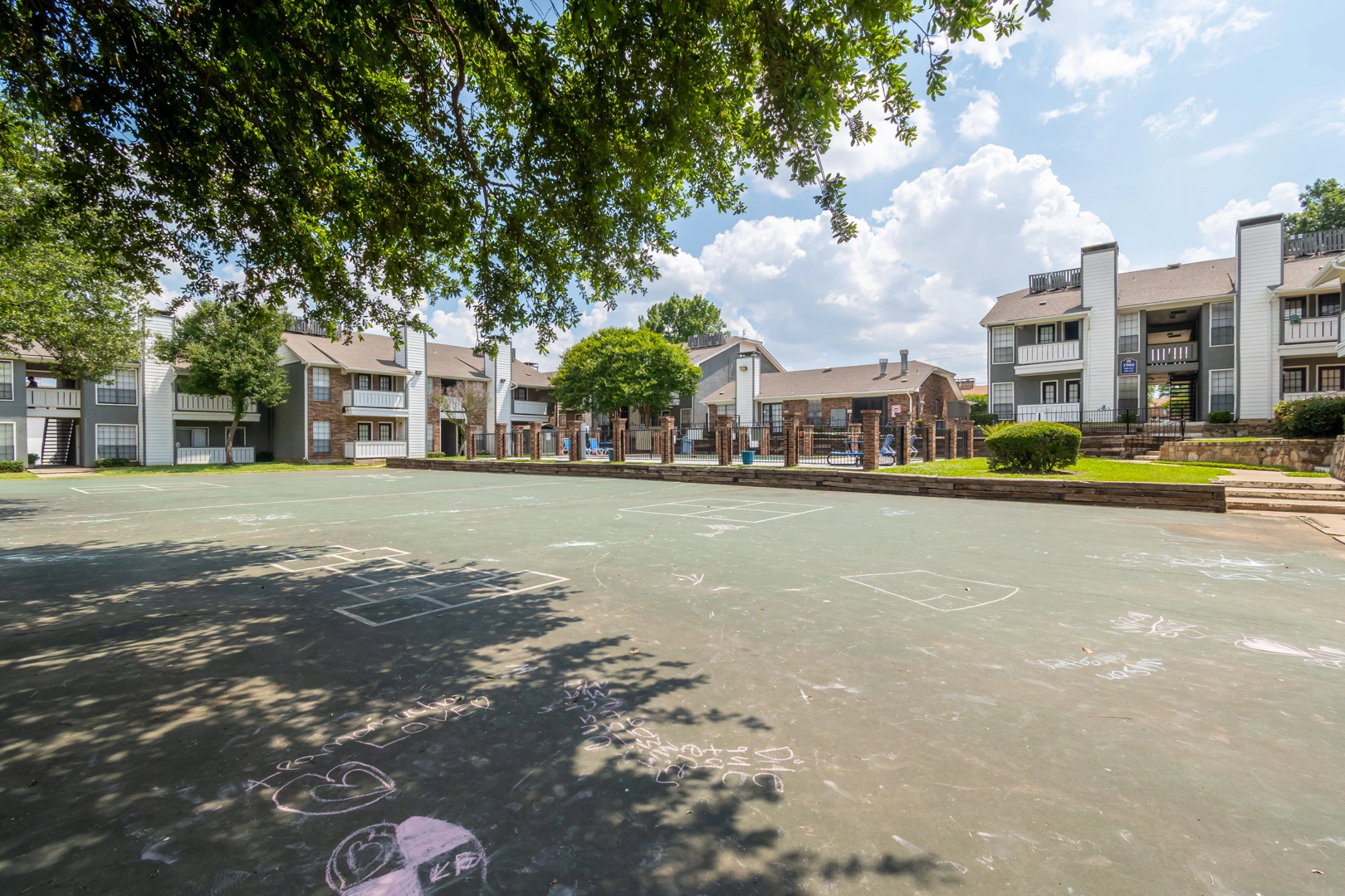 Multi-use sports court at Crossings at Irving in Irving, Texas