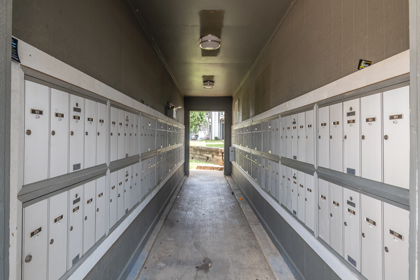 Resident mail center at Crossings at Irving in Irving, Texas